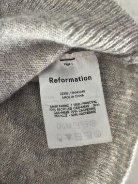 Reformation Cashmere Bandeau Tube Top